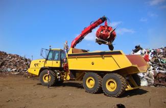 हाइड्रोलिक लोडिंग क्रेन Fassi F 215 A 0.23 active
