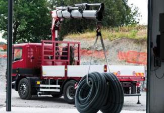 हाइड्रोलिक लोडिंग क्रेन Fassi F 245 A 0.23 active