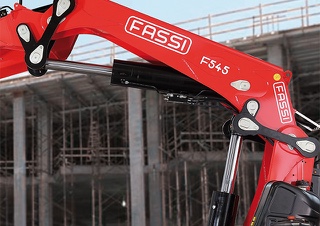हाइड्रोलिक लोडिंग क्रेन Fassi F 545 RA 2.22 xe-dynamic