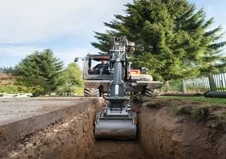 व्हील एक्सकेवेटर Mecalac 12 MTX