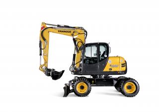 व्हील एक्सकेवेटर Yanmar B 110 PB
