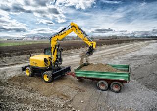 व्हील एक्सकेवेटर Yanmar B 110 PB