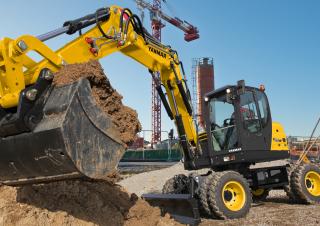 व्हील एक्सकेवेटर Yanmar B 110 PB