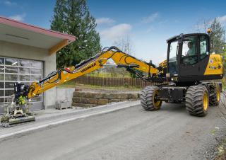 व्हील एक्सकेवेटर Yanmar B 110 PB