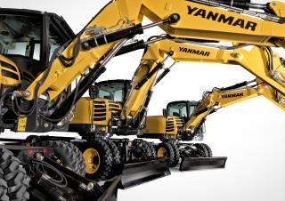 व्हील एक्सकेवेटर Yanmar B 95 2PB