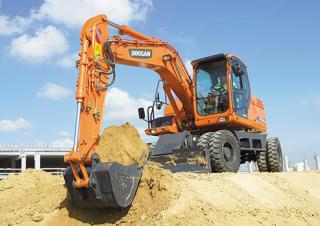 व्हील एक्सकेवेटर Doosan DX 140 W