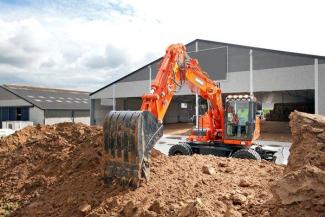 व्हील एक्सकेवेटर Doosan DX160W-3