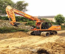 व्हील एक्सकेवेटर Doosan DX190W-3