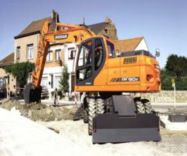 व्हील एक्सकेवेटर Doosan DX190W-3