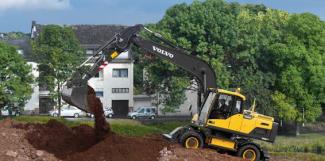 व्हील एक्सकेवेटर Volvo EW210D