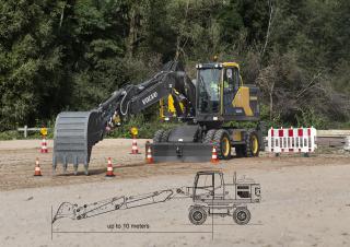व्हील एक्सकेवेटर Volvo EW180E
