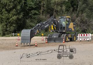 व्हील एक्सकेवेटर Volvo EW180E