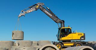 व्हील एक्सकेवेटर Volvo EW210C