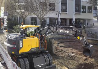 व्हील एक्सकेवेटर Volvo EWR170E