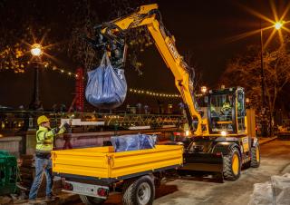 व्हील एक्सकेवेटर JCB Hydradig 110W