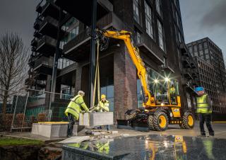 व्हील एक्सकेवेटर JCB Hydradig 110W