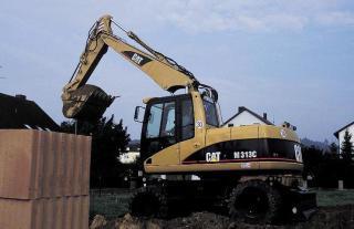 व्हील एक्सकेवेटर Caterpillar M 313 C Mono
