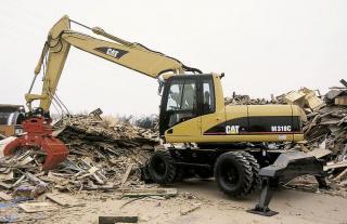 व्हील एक्सकेवेटर Caterpillar M 318 C MH