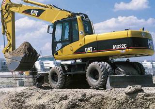 व्हील एक्सकेवेटर Caterpillar M 322 C Mono