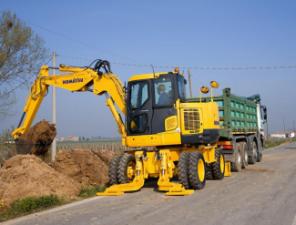 व्हील एक्सकेवेटर Komatsu PW118MR-8