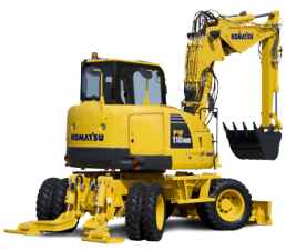 व्हील एक्सकेवेटर Komatsu PW118MR-8