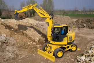 व्हील एक्सकेवेटर Komatsu PW118MR-8