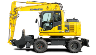 व्हील एक्सकेवेटर Komatsu PW148-8