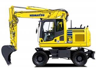 व्हील एक्सकेवेटर Komatsu PW160-10