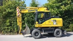 व्हील एक्सकेवेटर Komatsu PW160-7E0