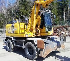 व्हील एक्सकेवेटर Komatsu PW160-7E0