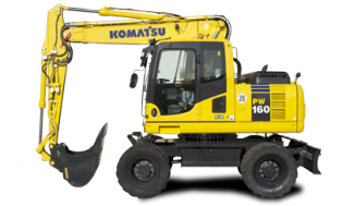व्हील एक्सकेवेटर Komatsu PW160-8