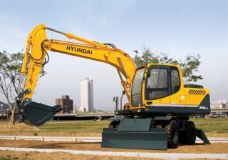 व्हील एक्सकेवेटर Hyundai R 140 W 9