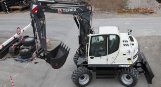 व्हील एक्सकेवेटर Terex TW 110