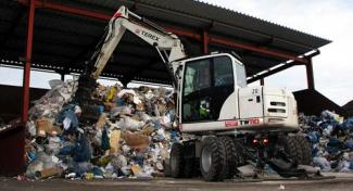 व्हील एक्सकेवेटर Terex TW 110