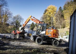 व्हील एक्सकेवेटर Hitachi ZX145W-6