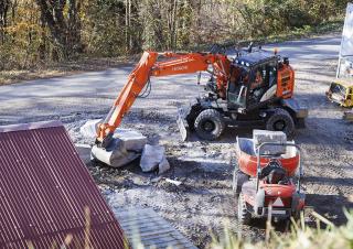 व्हील एक्सकेवेटर Hitachi ZX145W-6