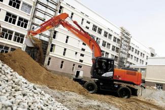 क्रॉलर एक्सकेवेटर Hitachi ZX220W-5B