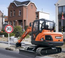 व्हील एक्सकेवेटर Doosan DX 55