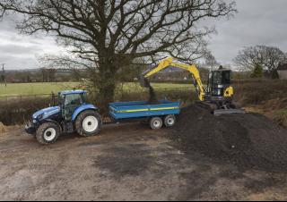 मिनी एक्सकेवेटर New Holland E50B SR