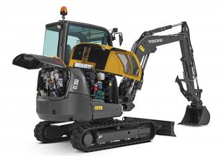 मिनी एक्सकेवेटर Volvo EC35D