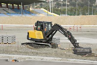 मिनी एक्सकेवेटर Volvo EC55C