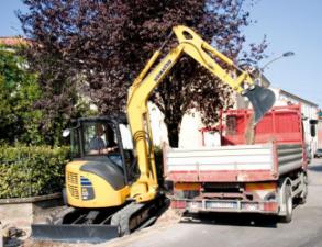 मिनी एक्सकेवेटर Komatsu PC55MR-3