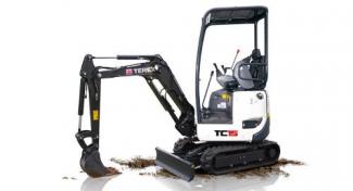 मिनी एक्सकेवेटर Terex TC 15