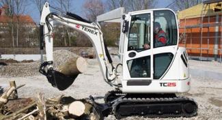 मिनी एक्सकेवेटर Terex TC 25