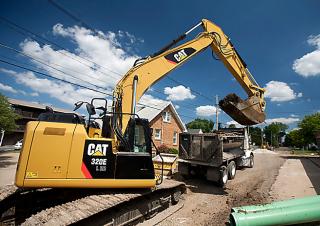 क्रॉलर एक्सकेवेटर Caterpillar 320E LRR