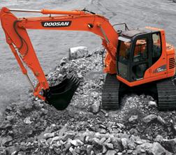 क्रॉलर एक्सकेवेटर Doosan DX 140 LCR