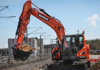 क्रॉलर एक्सकेवेटर Doosan DX140LCR-3