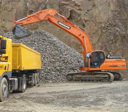 इलेक्ट्रिक क्रॉलर एक्सकेवेटर Doosan DX 300 N LC