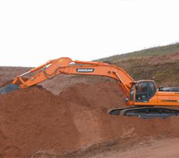 क्रॉलर एक्सकेवेटर Doosan DX 420 LC