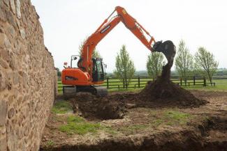 क्रॉलर एक्सकेवेटर Doosan DX140LCR-3